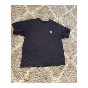Carhartt Mens 2XL Loose Fit Pocket T-Shirt Charcoal Heather Gray Short Sleeve‎